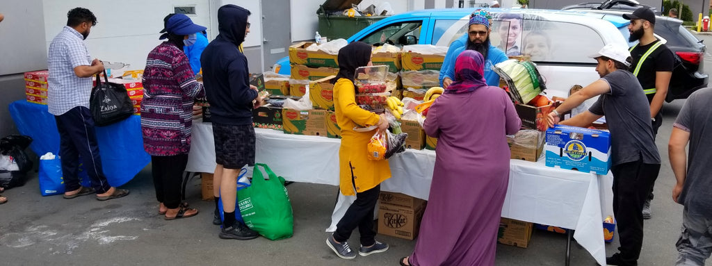 Vancouver, Canada - Honoring URS/Union of Mawlana Shaykh Muhammad Effendi al-Yaraghi ق ع, Mawlana Shaykh Darwish Muhammad ق ع & Sayyidina Bilal Al-Habashi ق ع by Distributing 2000+ lbs of Fresh Produce & Fresh Salmon at Muslim Food Bank
