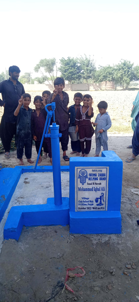 Punjab, Pakistan – Mohammed Iqbal Ali – FZHH Water Well# 916