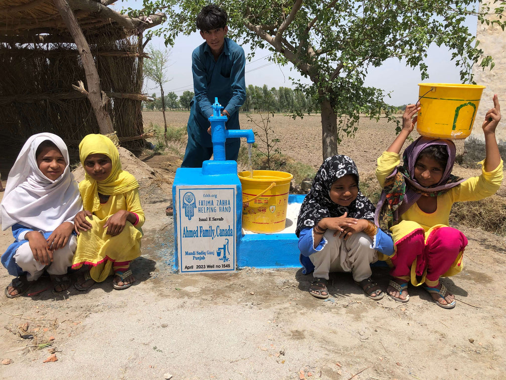 Punjab, Pakistan – Ahmed Family, Canada – FZHH Water Well# 1545