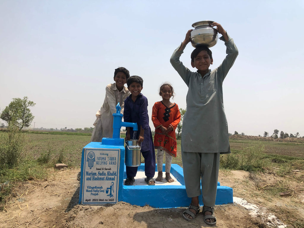 Punjab, Pakistan – Mariam, Sadia, Khalid, and Hashmut Ahmad – FZHH Water Well# 1622