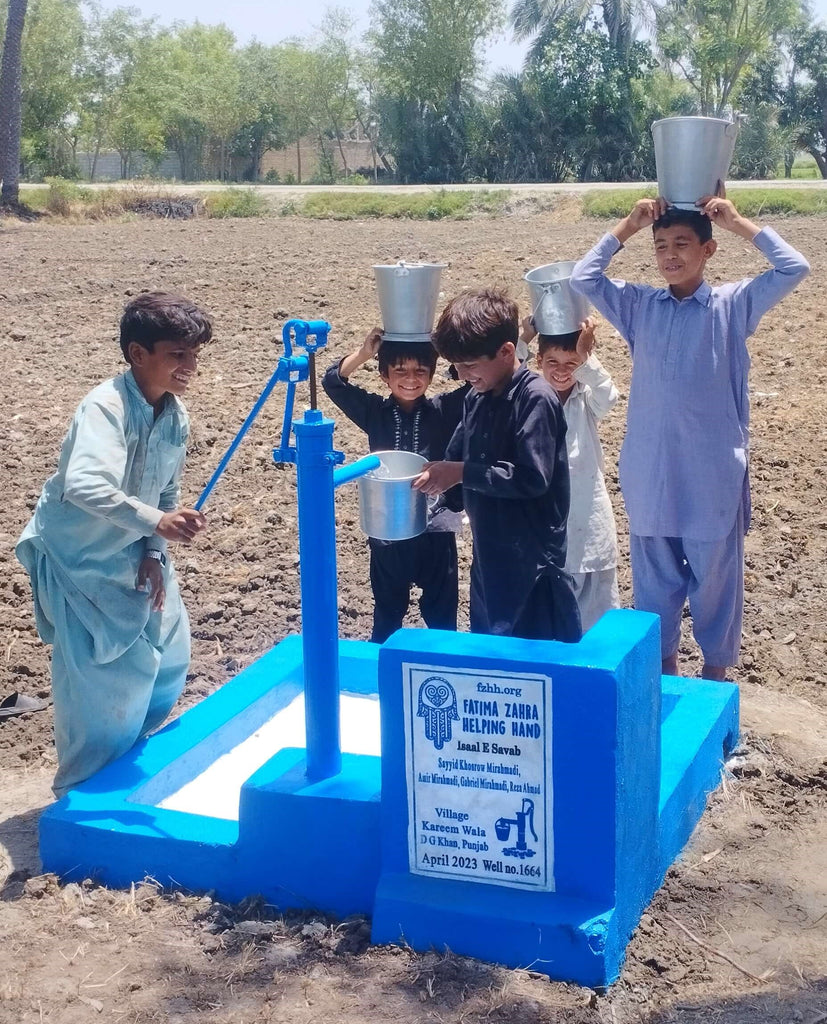 Punjab, Pakistan – Sayyid Khosrow Mirahmadi, Amir Mirahmadi, Gabriel Mirahmadi, Reza Ahmad – FZHH Water Well# 1664