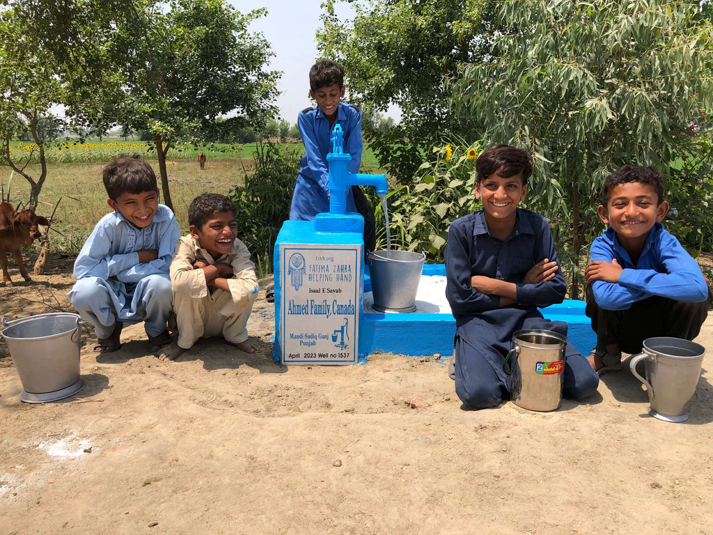 Punjab, Pakistan – Ahmed Family, Canada – FZHH Water Well# 1537