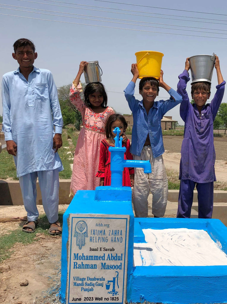 Punjab, Pakistan – Mohammed Abdul Rahman Masood – FZHH Water Well# 1825