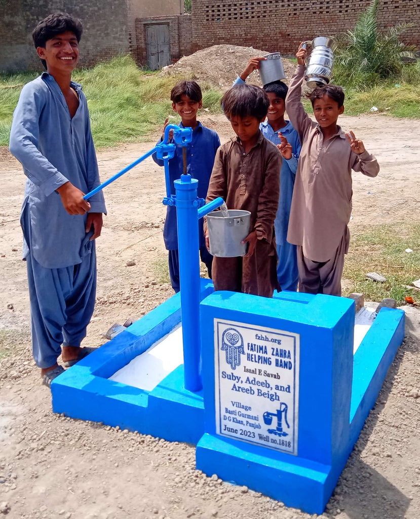 Punjab, Pakistan – Suby, Adeeb, and Areeb Beigh – FZHH Water Well# 1818
