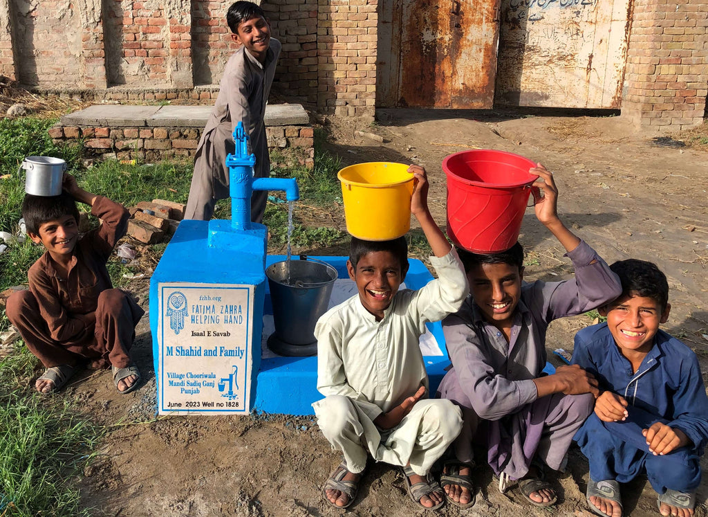 Punjab, Pakistan – M Shahid and Family – FZHH Water Well# 1828