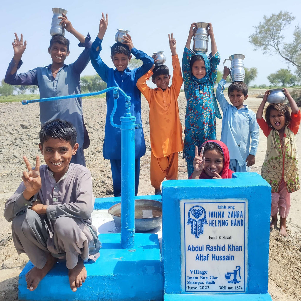 Sindh, Pakistan – Abdul Rashid Khan Hussain – FZHH Water Well# 1874