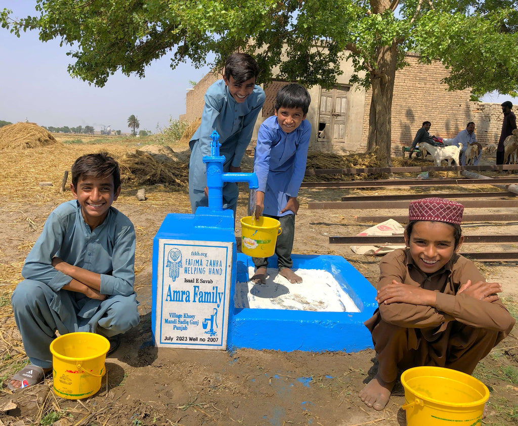 Punjab, Pakistan – Amra Family – FZHH Water Well# 2007