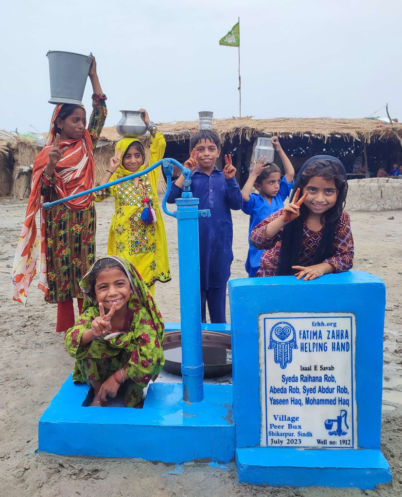 Sindh, Pakistan – Syeda Raihana Rob, Abeda Rob, Syed Abdur Rob, Yaseen Haq, Mohammed Haq – FZHH Water Well# 1912
