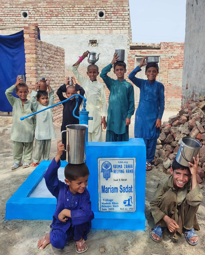 Sindh, Pakistan – Mariam Sadat – FZHH Water Well# 1916