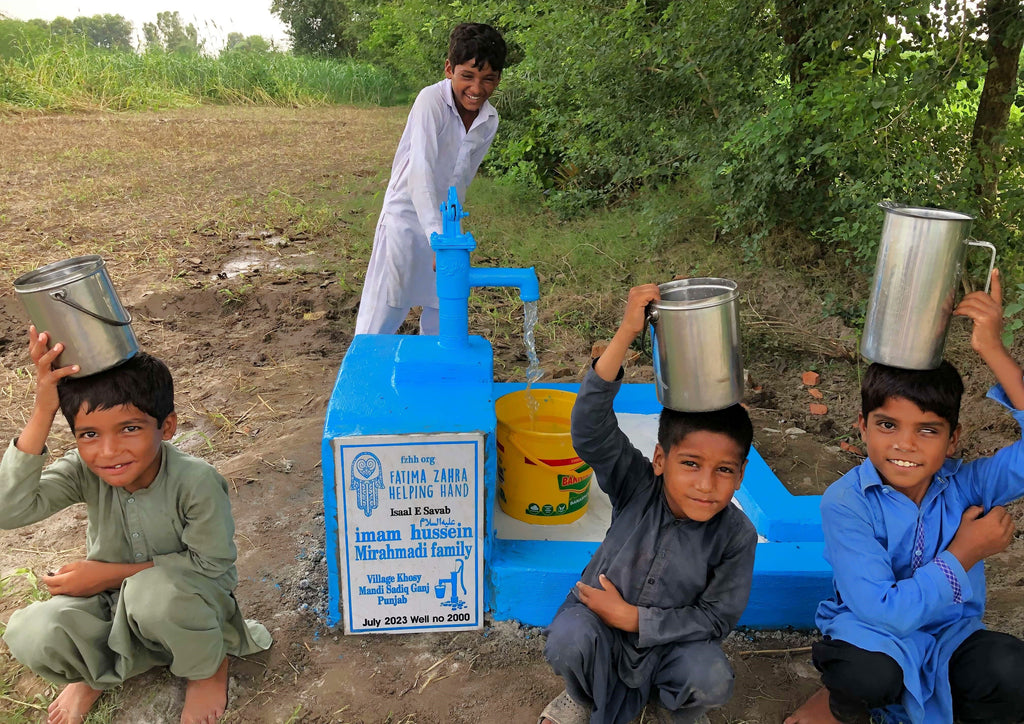 Punjab, Pakistan – Imam Hussein عليه السلام Mirahmadi Family – FZHH Water Well# 2000
