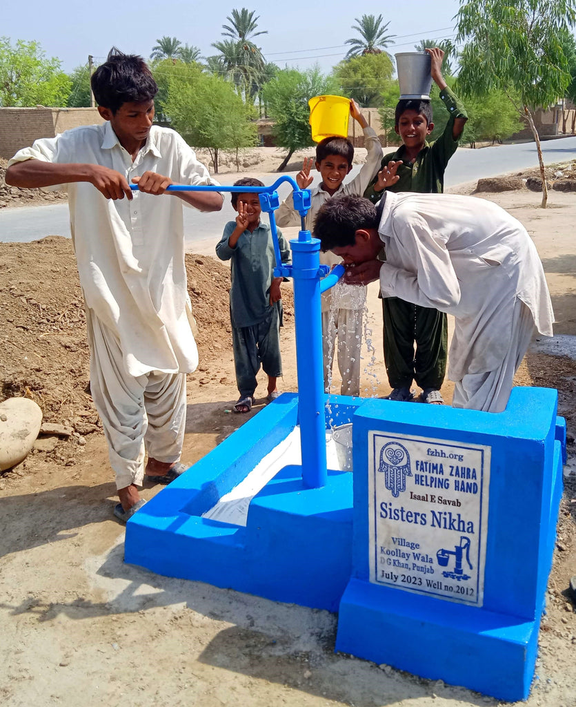 Punjab, Pakistan – Sisters Nikha – FZHH Water Well# 2012