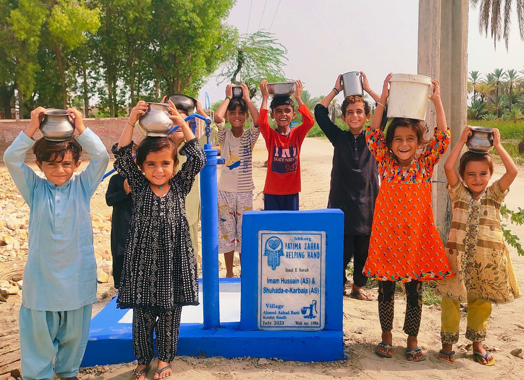 Sindh, Pakistan – Imam Hussain AS & Shuhada e Karbala AS – FZHH Water Well# 1986