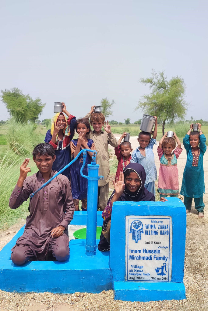 Sindh, Pakistan – Imam Hussein عليه السلام Mirahmadi Family – FZHH Water Well# 2034
