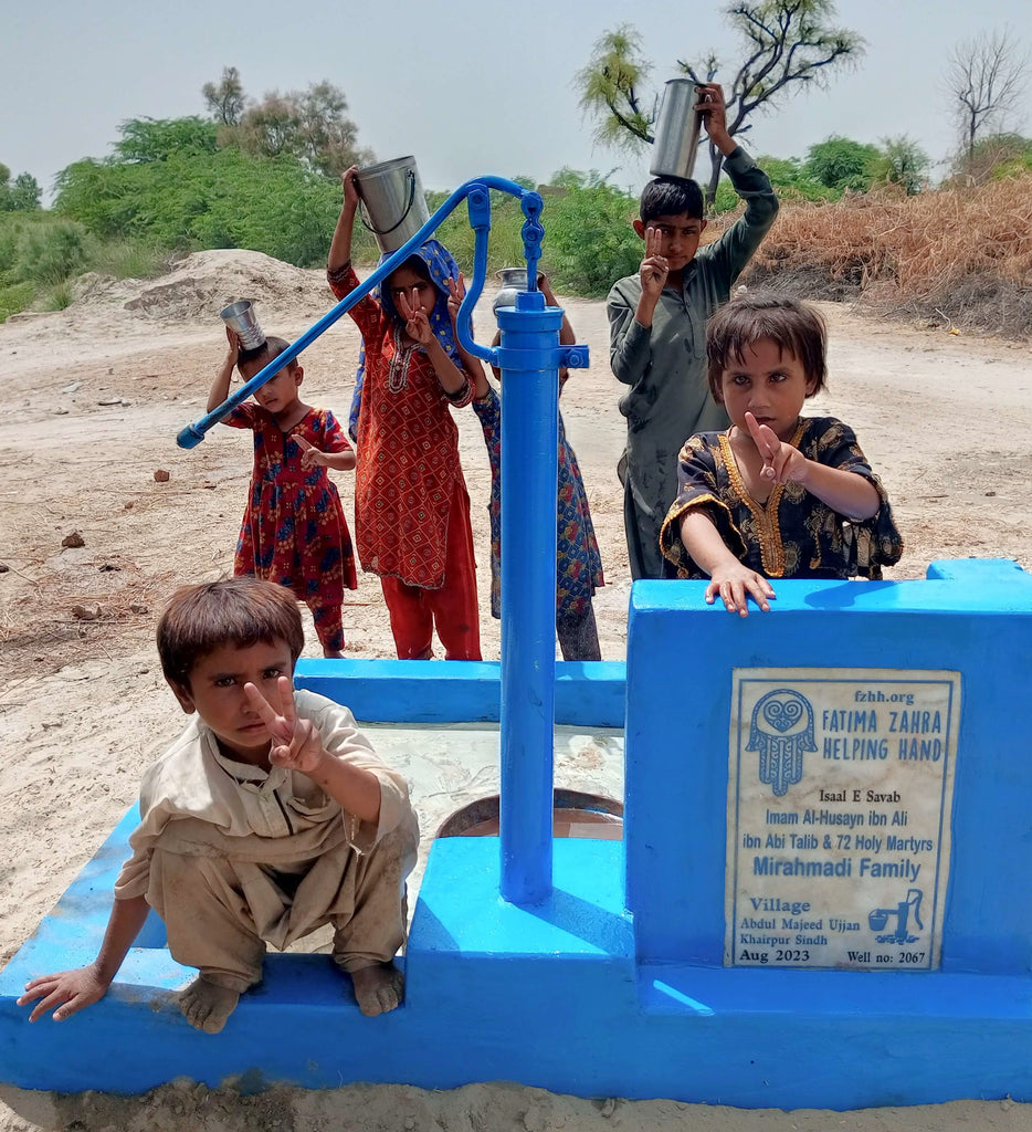 Sindh, Pakistan – Imam Al-Husayn Ibn Ali Ibn Talib & 72 Holy Martyrs Mirahmadi Family – FZHH Water Well# 2067