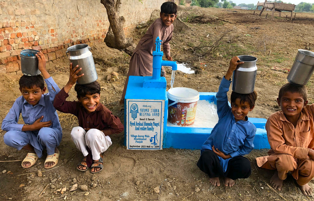 Punjab, Pakistan – Syed Arshad Hussain Naqvi, and entire family – FZHH Water Well# 2299