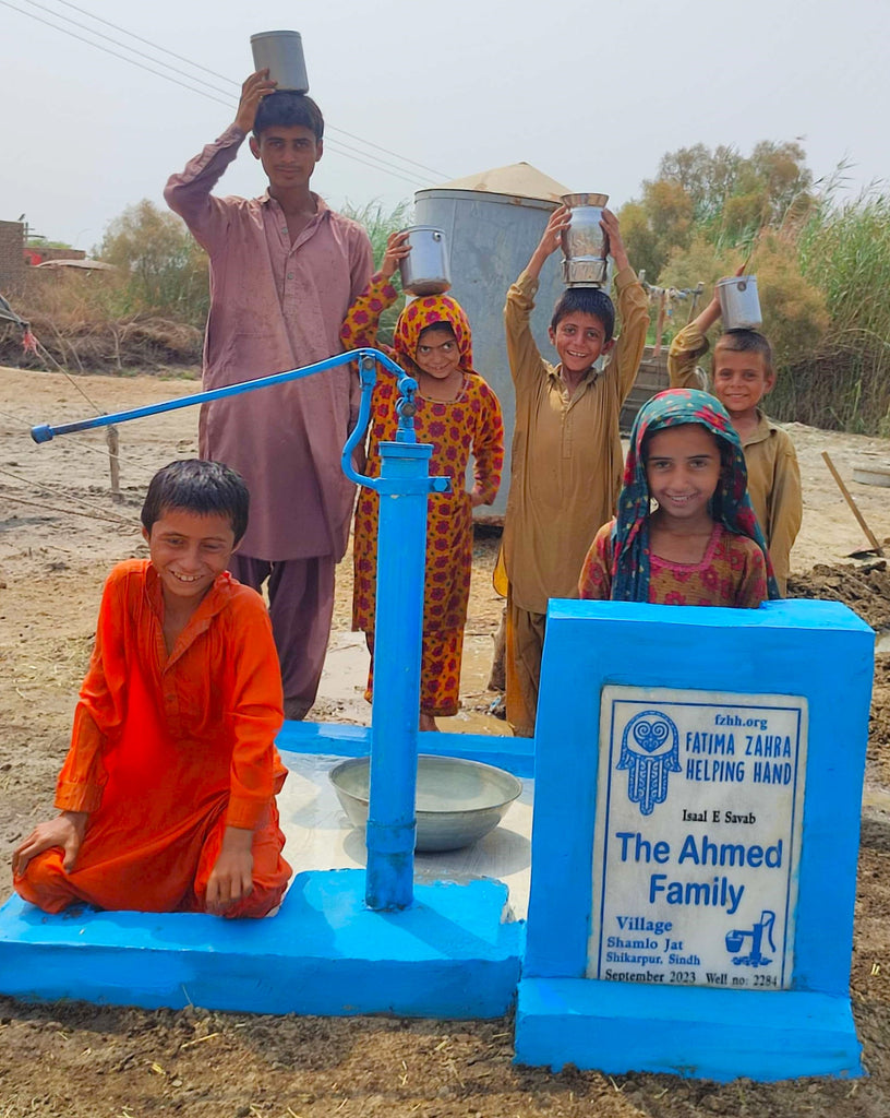 Sindh, Pakistan – The Ahmed Family – FZHH Water Well# 2284