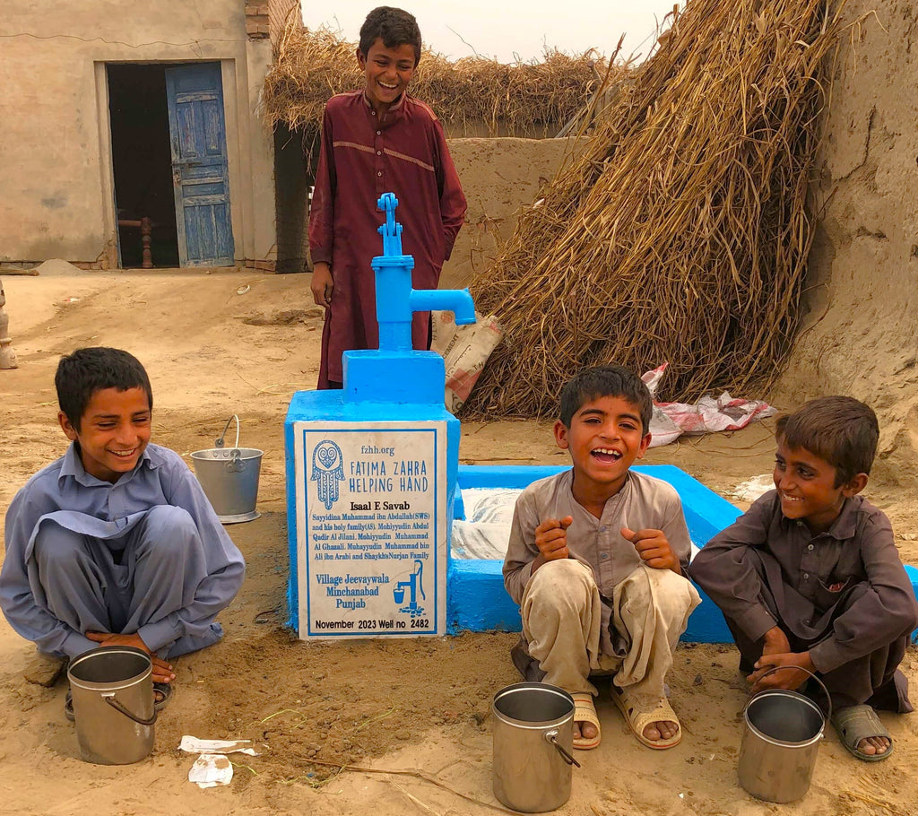 Punjab, Pakistan – Sayyidina Muhammad ibn Abdallah (SWS) and His Holy Family (AS), Mohiyyudin Abdul Qadir Al Jilani, Mohiyyudin Muhammad Al Ghazali, Muhayyudin Muhammad bin Ali ibn Arabi and Shaykh Nurjan's Family – FZHH Water Well# 2482