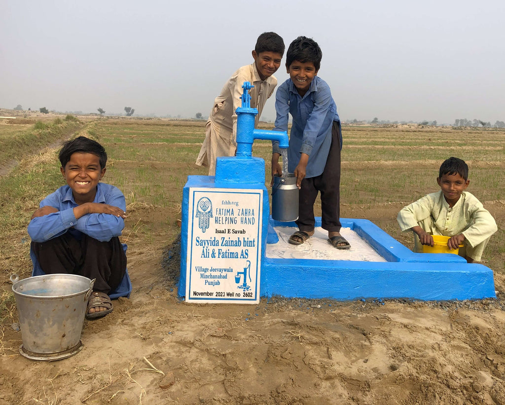Punjab, Pakistan – Sayyida Zainab bint Ali & Fatima AS – FZHH Water Well# 2602