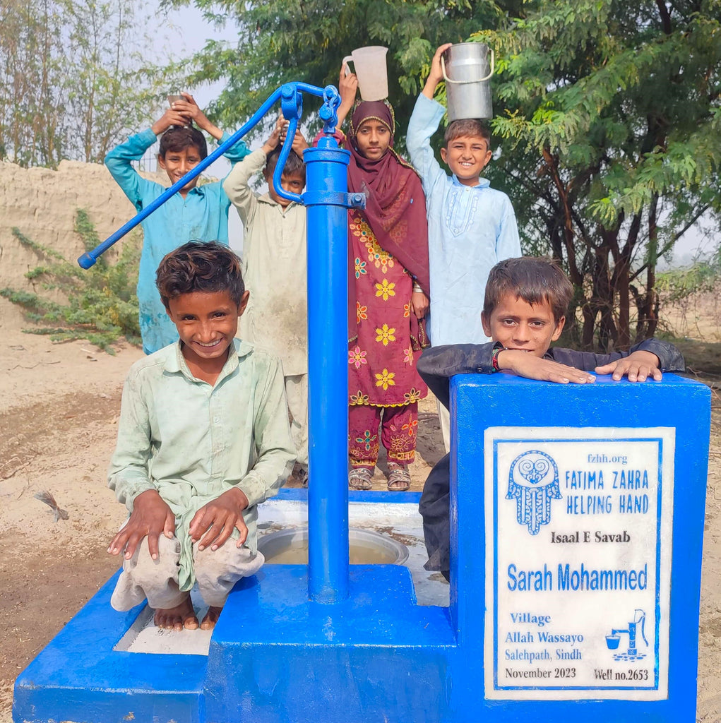 Sindh, Pakistan – Sarah Mohammed – FZHH Water Well# 2653