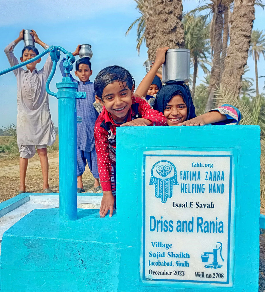 Sindh, Pakistan – Driss and Rania – FZHH Water Well# 2708