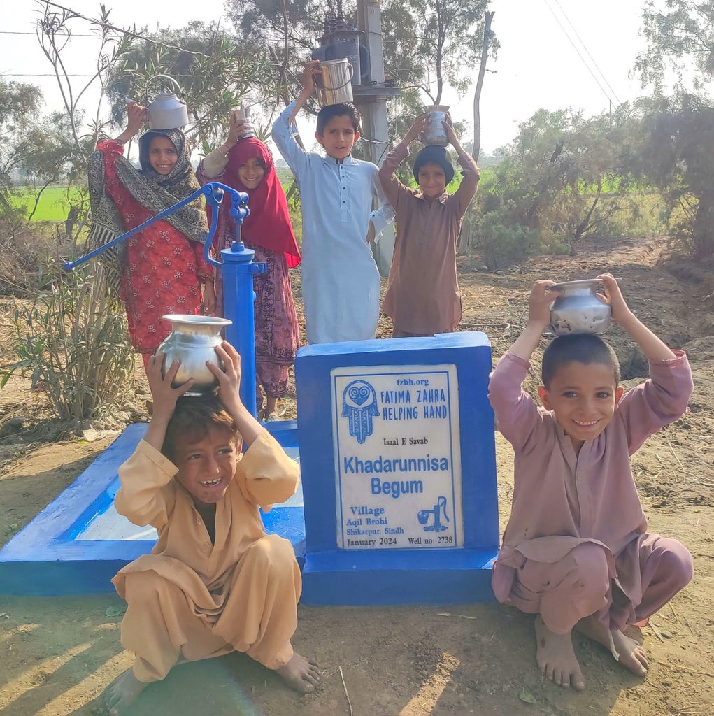 Sindh, Pakistan – Khadarunnisa Begum – FZHH Water Well# 2738