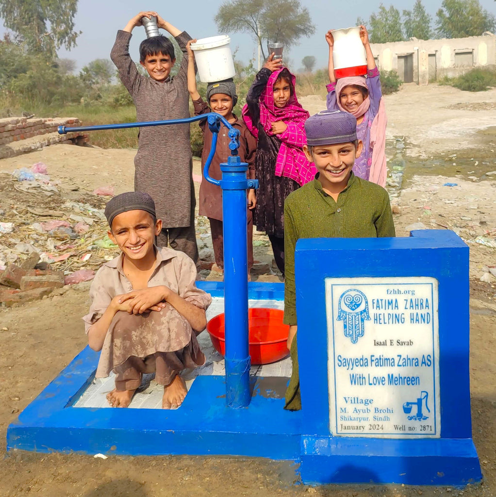 Sindh, Pakistan – Sayyeda Fatima Zahra AS With Love Mehreen – FZHH Water Well# 2871