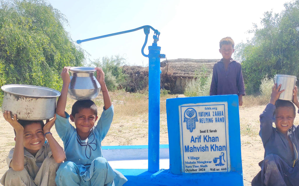 Sindh, Pakistan – Arif Khan Mahvish Khan – FZHH Water Well# 4448