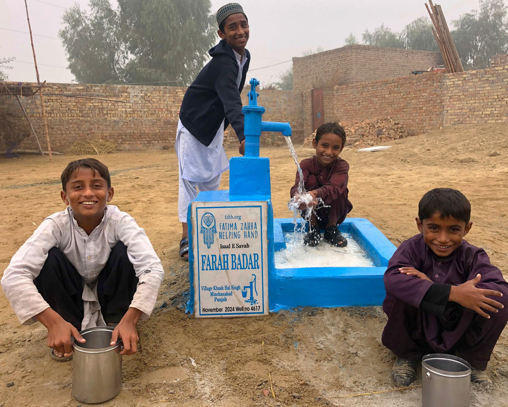 Punjab, Pakistan – FARAH BADAR – FZHH Water Well# 4617