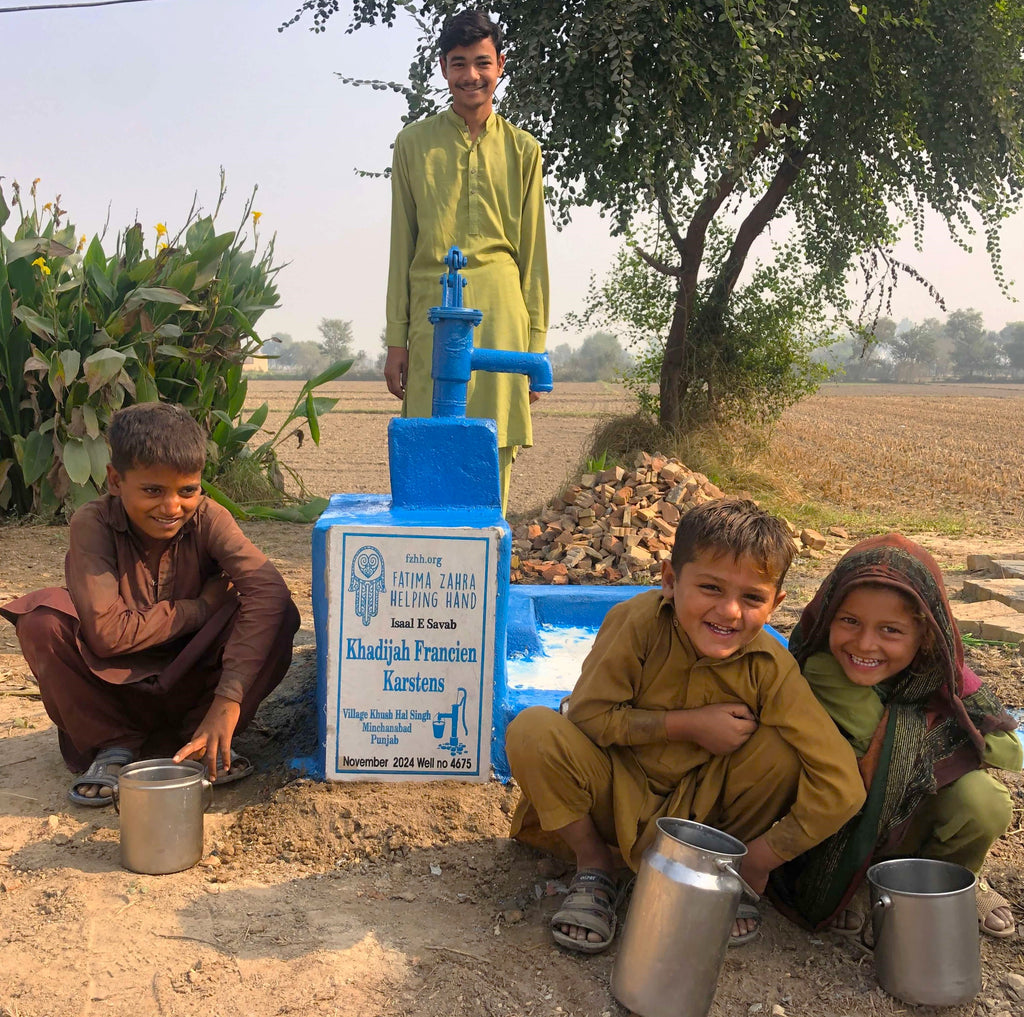 Punjab, Pakistan – Khadijah Francien Karstens – FZHH Water Well# 4675