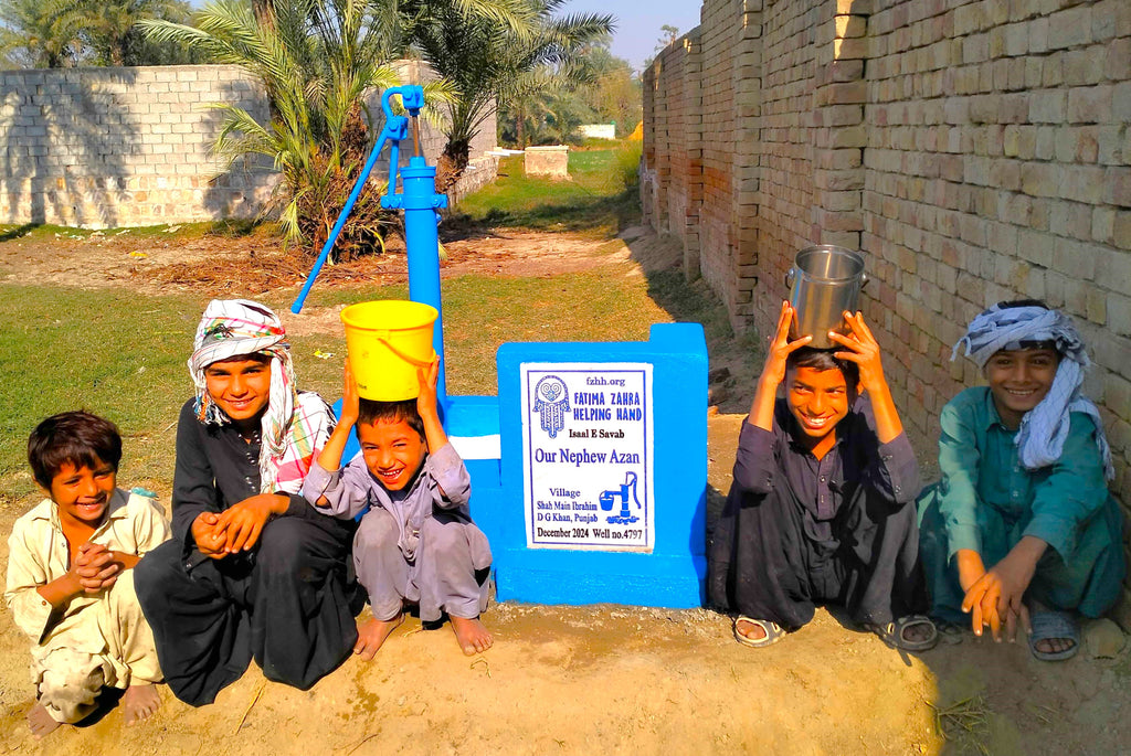 Punjab, Pakistan – Our nephew Azan – FZHH Water Well# 4797