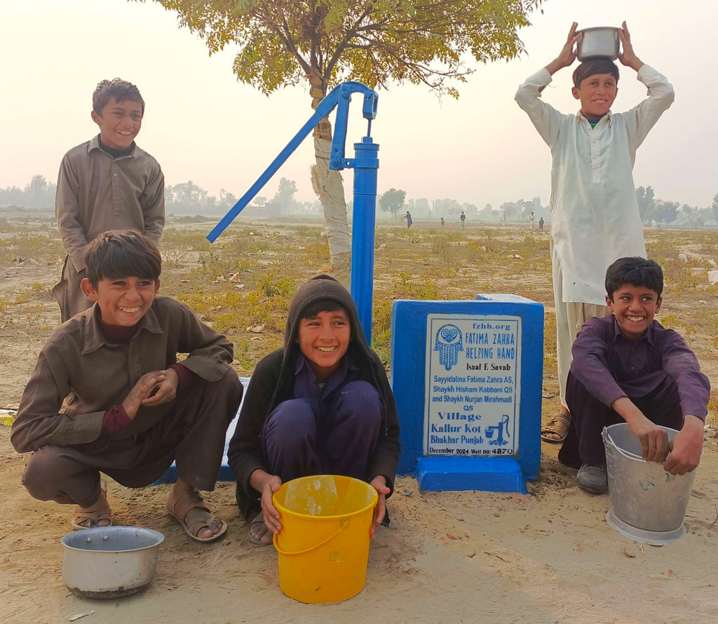 Punjab, Pakistan – Sayyidatina Fatima Zahra AS, Shaykh Hisham Kabbani QS and Shaykh Nurjan Mirahmadi QS – FZHH Water Well# 4870 Order no. 36719