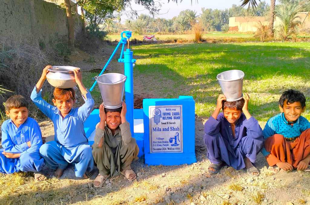 Punjab, Pakistan – Mila and Shah – FZHH Water Well# 4806