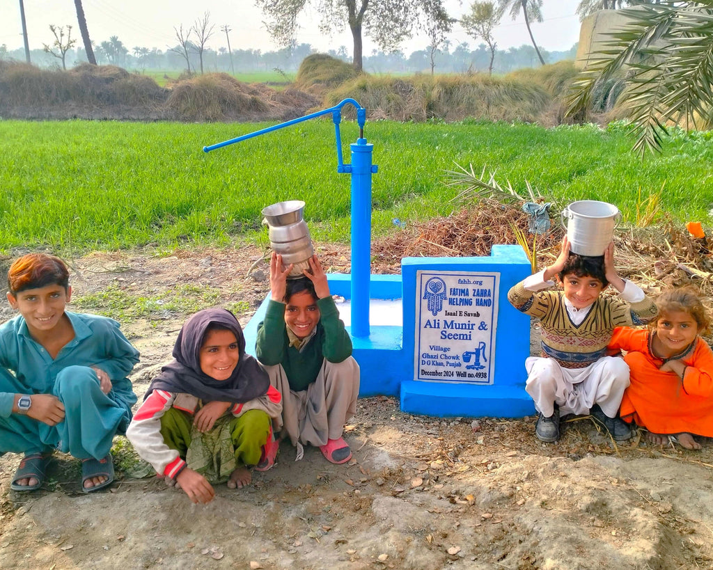 Punjab, Pakistan – Ali Munir & Seemi – FZHH Water Well# 4938 Order no 52772