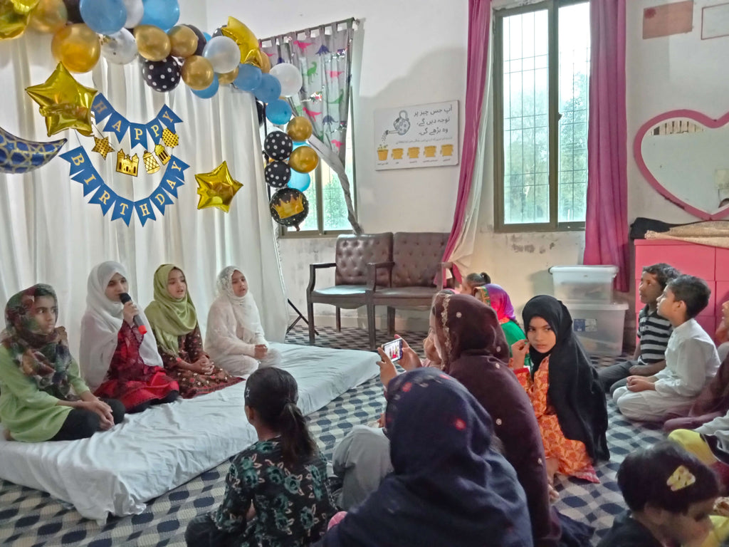 Lahore, Pakistan - Ramadan Day 14 - Participating in Our Month of Ramadan Appeal Program & Mawlid Support Programs by Celebrating ZikrAllah & Mawlid an Nabi ﷺ, Serving Blessed Iftari & Hot Meals with Birthday Cakes & Distributing Gifts to Beloved Orphans