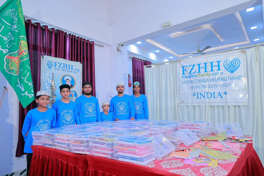 Hyderabad, India - Participating in Orphan Support & Mawlid Support Programs by Celebrating Grand Mawlid an Nabi with Beloved Orphans, Less Privileged Children & Families - Blessed Gifts Distribution