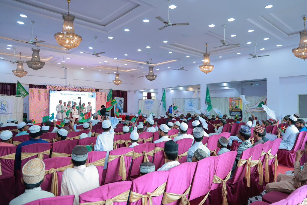 Hyderabad, India - Participating in Orphan Support & Mawlid Support Programs by Celebrating Grand Mawlid an Nabi with Beloved Orphans, Less Privileged Children & Families - Blessed Grand Mawlid an Nabi ﷺ