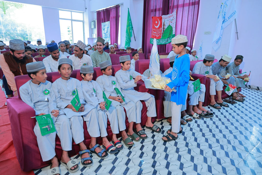 Hyderabad, India - Participating in Orphan Support & Mawlid Support Programs by Celebrating Grand Mawlid an Nabi with Beloved Orphans, Less Privileged Children & Families - Blessed Snacks with Full Course Lunch & Blessed Desserts