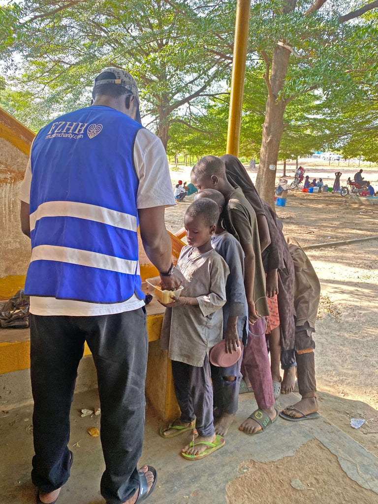 Nassarawa, Nigeria - Participating in Orphan Support Program & Mobile Food Rescue Program by Preparing, Packaging & Serving Hot Meals to 40+ Beloved Orphans & Less Privileged Children