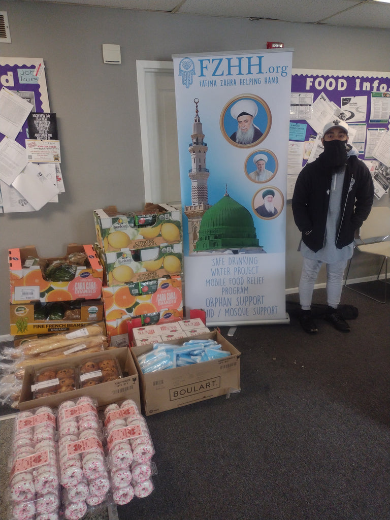 Honoring Wiladat of Beloved Sayyiditina Fatima az Zahra (as) by Distributing Surplus Bakery Items & Fresh Produce to Community’s Homeless Shelter – CHI