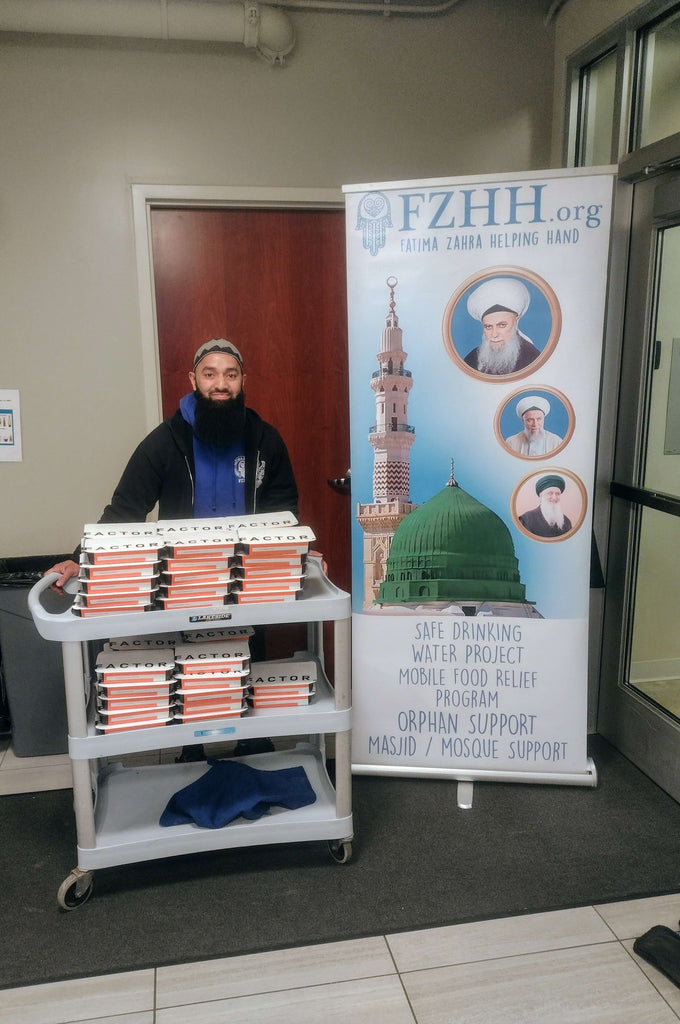 Honoring Wiladat/Holy Birthday of Sultanul Awliya Mawlana Shaykh Sharafuddin ad-Daghestani ق ع by Distributing 90 Prepared Meals to Community's Homeless Shelters - CHI