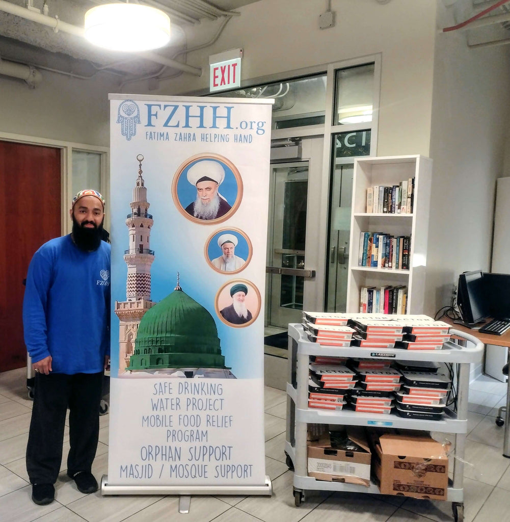 Chicago, Illinois - Honoring URS/Union of Sayyidina Mawlana Shaykh Yaqub al Charikhi ق ع & Wiladat/Holy Birthday of Sayyidina Imam Mūsā al-Kāẓim ع by Rescuing & Distributing 300+ Prepared Meals & Fresh Vegetables to Local Community's Homeless Shelters