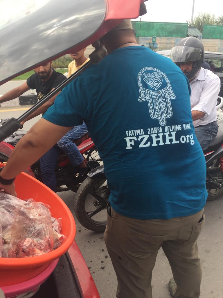 Kashmir - Honoring Martyrs (AS) of Karbala & Holy Wiladat (Birthday) of Sultan al Awliya Fard Alam Shahe Kul Mawlana Shaykh Shah Bahauddin Naqshband Uwaisi al Bukhari ق ع by Distributing Holy Qurban Meat to 200+ Families at Two Community Hospitals