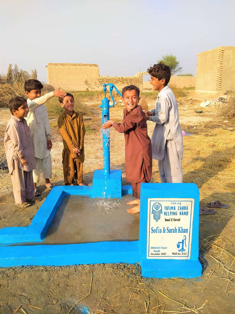 Sofia & Sarah Khan – FZHH Water Well# 213 – PK