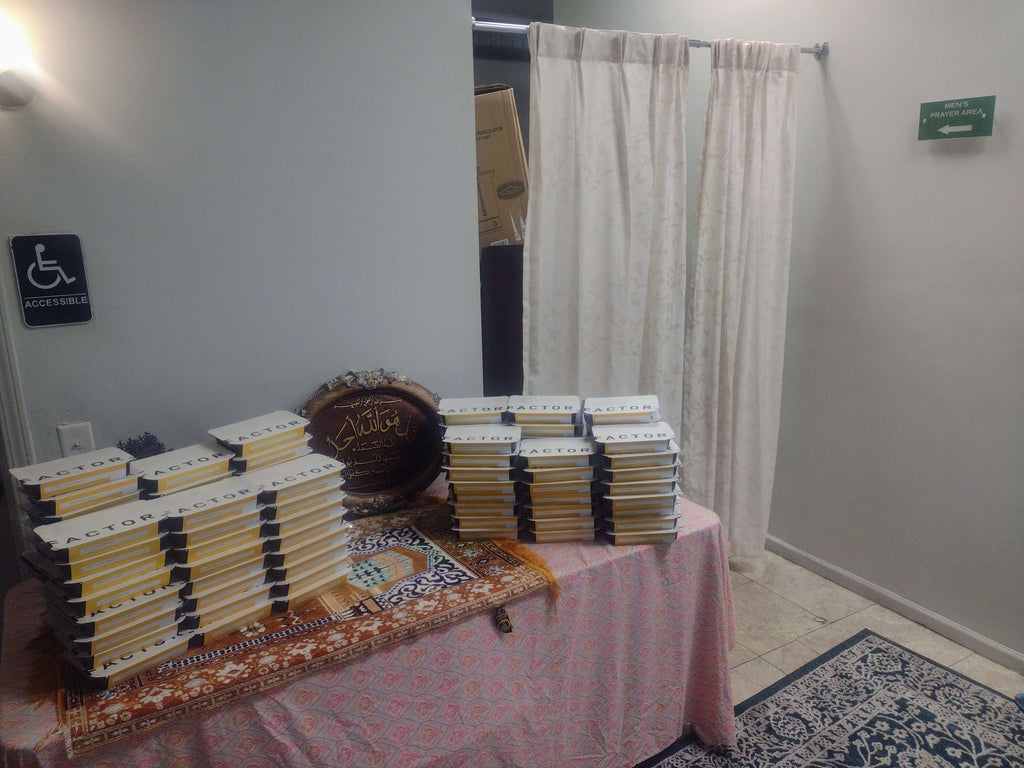 Honoring Wiladat/Holy Birthday of Mawlana Shaykh Ismail Muhammad Sherwani (Q) & Sayyidina Imam Ali ar-Rida (AS) by Distributing 300+ Prepared Meals to City Mosques & Community's Homeless Shelters - CHI