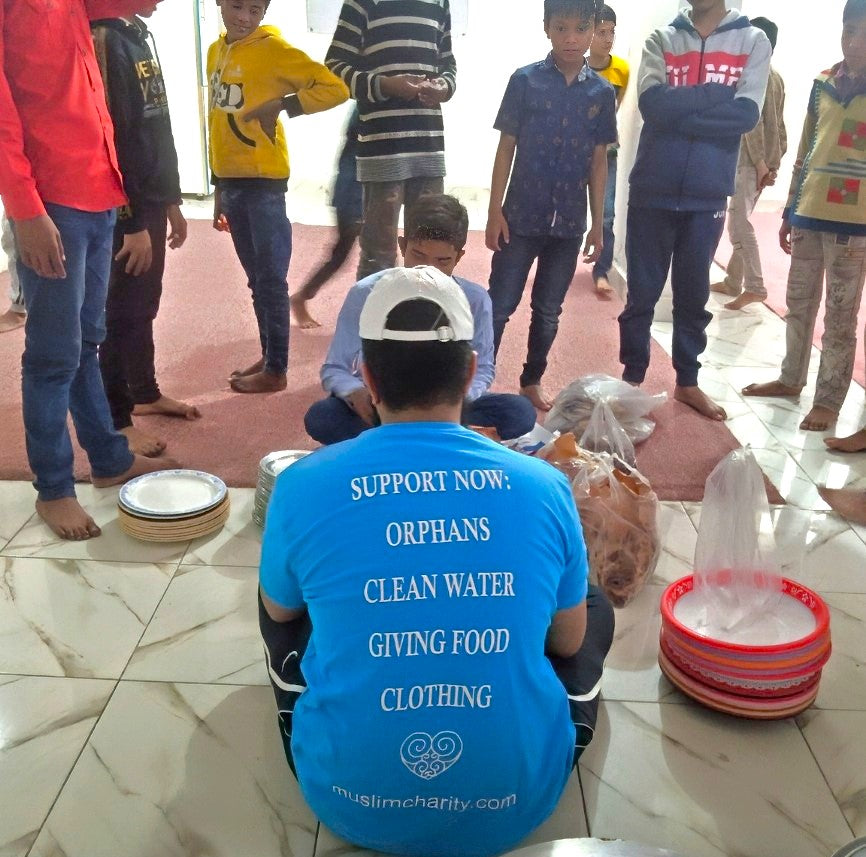 Lahore, Pakistan - Ramadan Day 4- Participating in Month of Ramadan Appeal Program & Mobile Food Rescue Program by Serving 150+ Complete Iftari Meals with Hot Dinners & Juice to Beloved Orphans