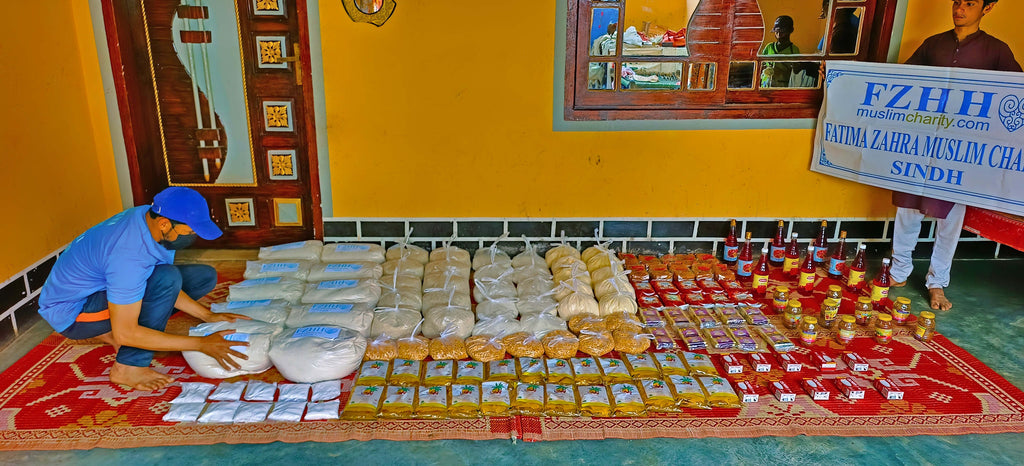 Sindh, Pakistan - Participating in Month of Ramadan Appeal Program & Mobile Food Rescue Program by Distributing 10+ Monthly Ration Packages to Less Privileged Families