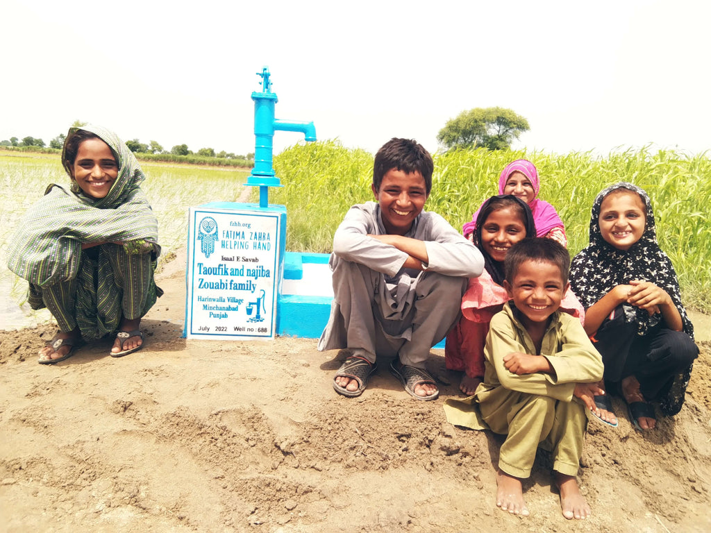 Punjab, Pakistan – Taoufik and Najiba Zouabi Family – FZHH Water Well# 688