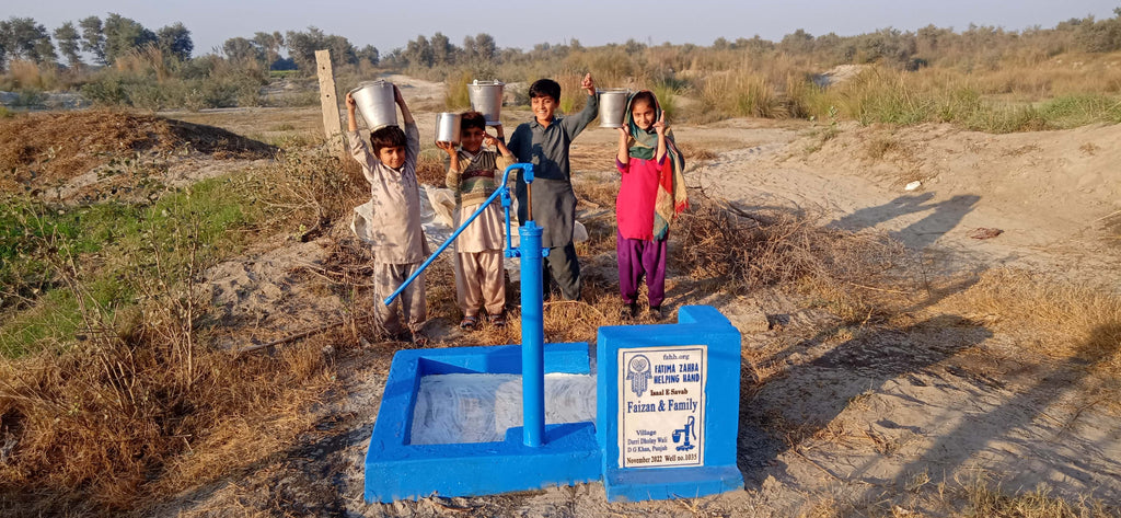 Punjab, Pakistan – Faizan & Family – FZHH Water Well# 1035