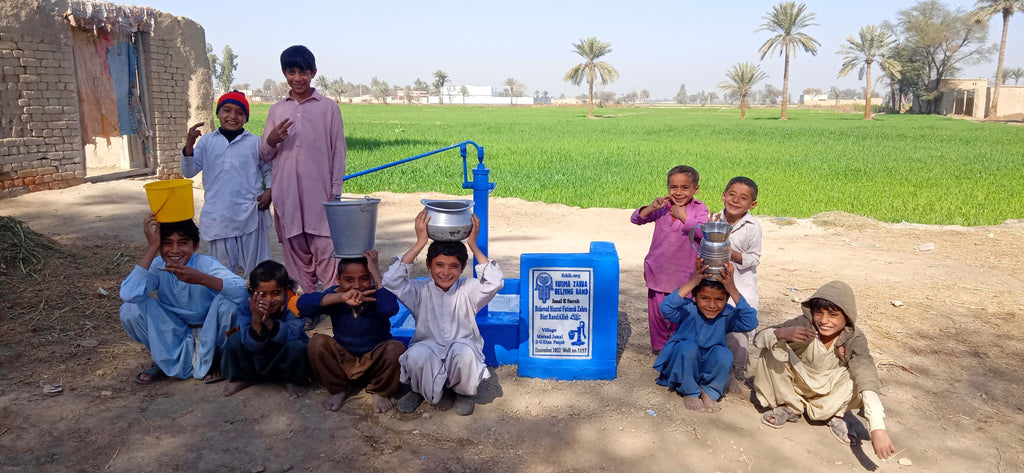 Punjab, Pakistan – Beloved Hazrat Fatimah Zahra bint RasulAllah ﷺ – FZHH Water Well# 1157
