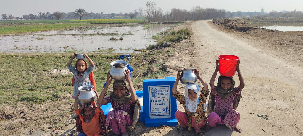 Sindh, Pakistan – Faizan and Family – FZHH Water Well# 1325